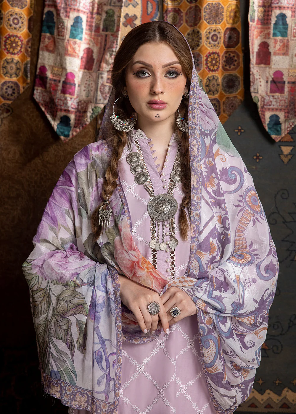 Adan's Libas Embroidered Lawn 2024 by Ayesha Zia | 5511 - Image 2