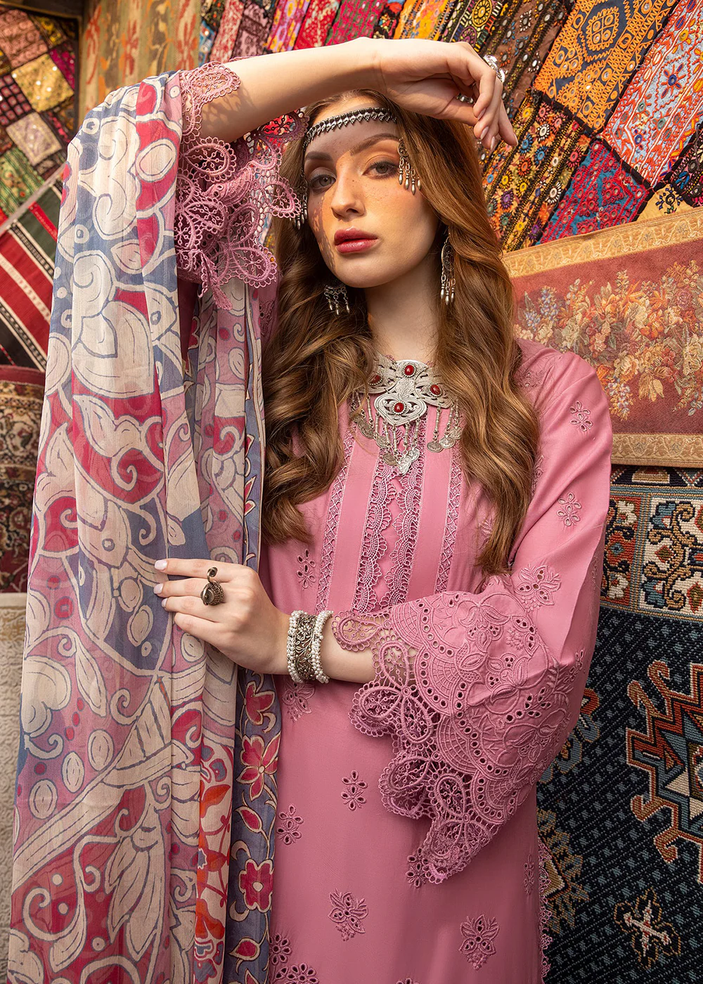 Adan's Libas Embroidered Lawn 2024 by Ayesha Zia | 5516 - Image 2