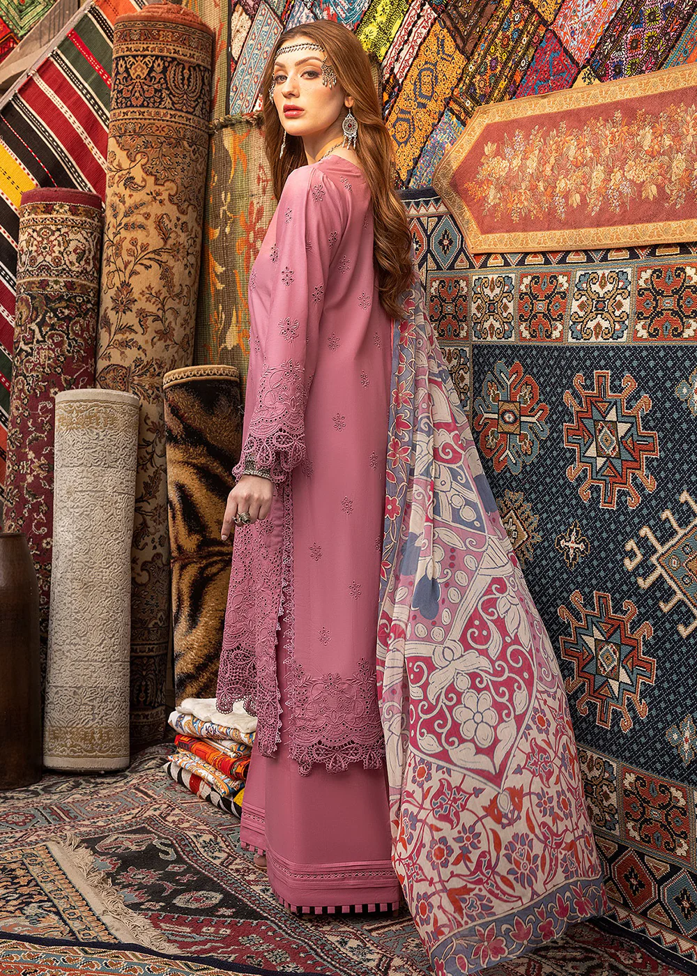 Adan's Libas Embroidered Lawn 2024 by Ayesha Zia | 5516 - Image 3