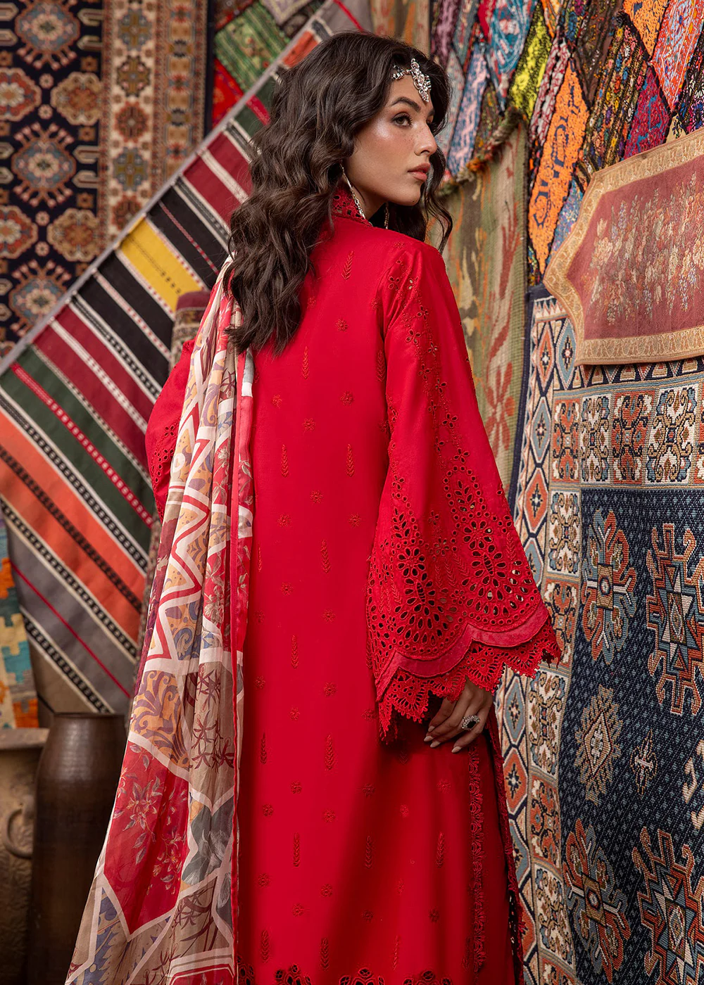 Adan's Libas Embroidered Lawn 2024 by Ayesha Zia | 5518 - Image 3
