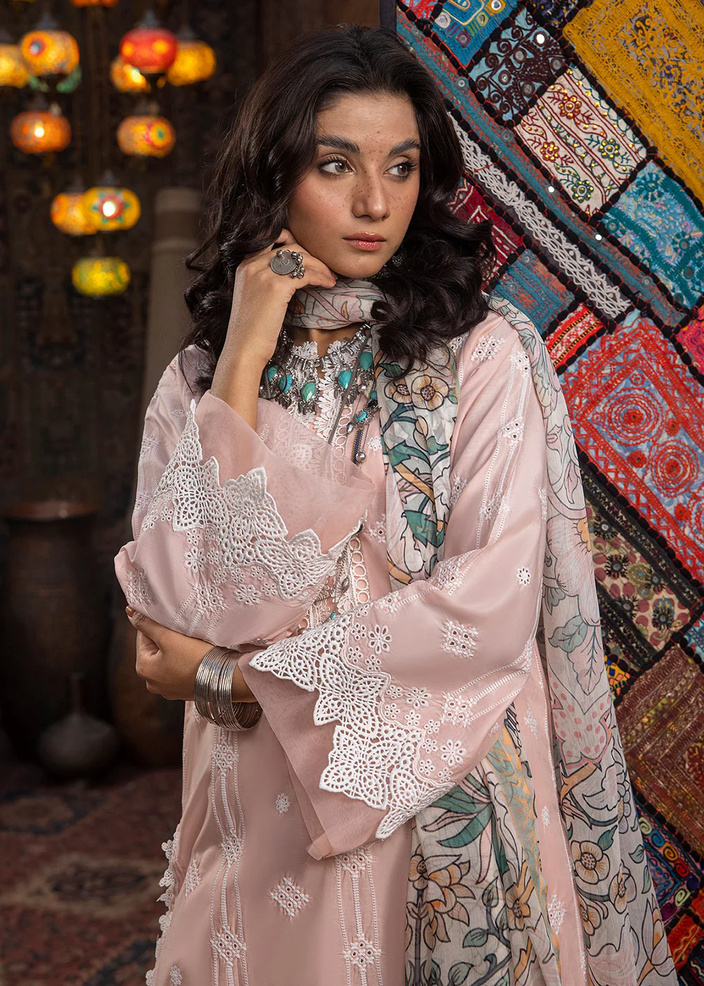 Adan's Libas Embroidered Lawn 2024 by Ayesha Zia | 5521 - Image 2