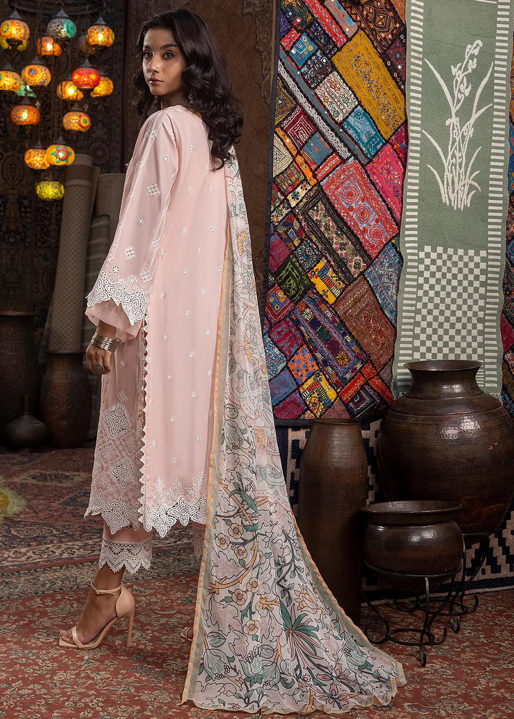 Adan's Libas Embroidered Lawn 2024 by Ayesha Zia | 5521 - Image 3