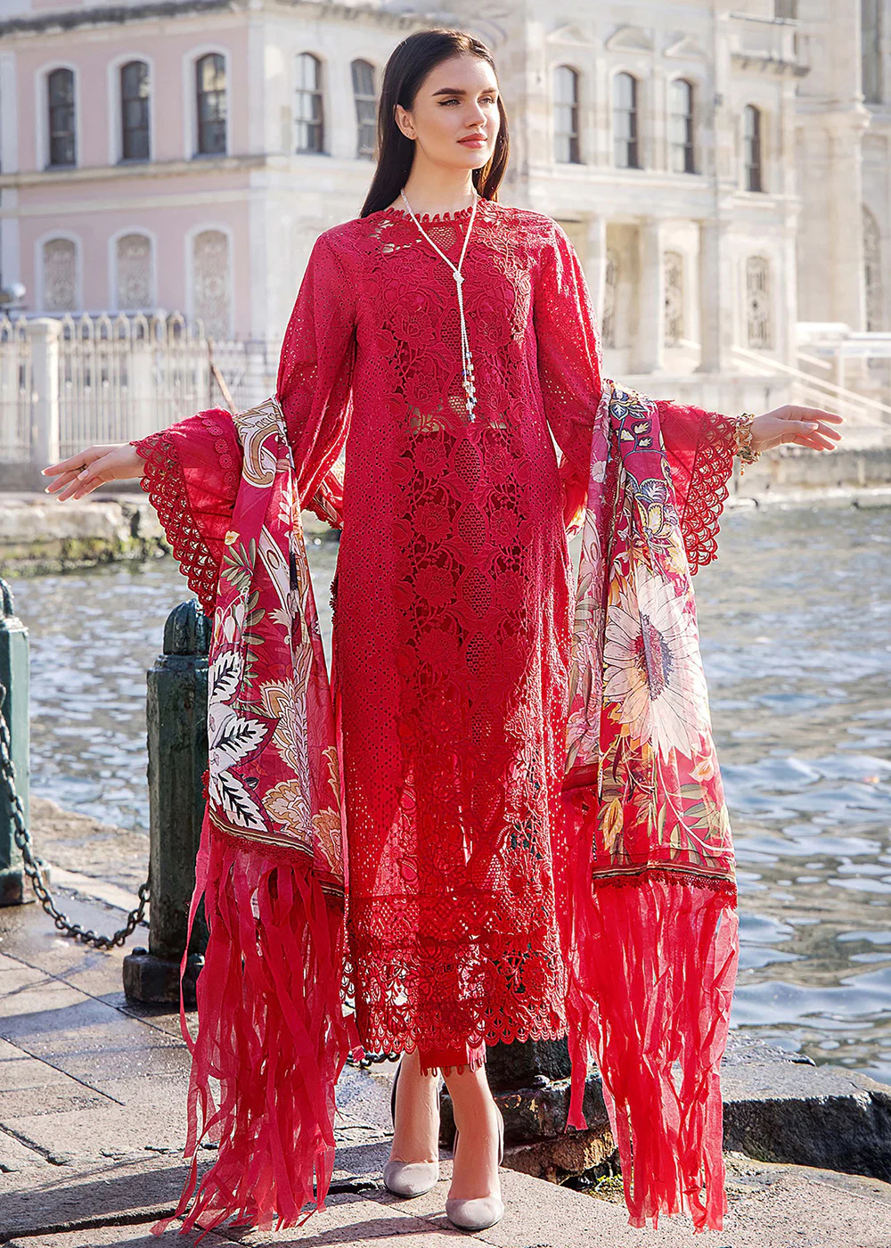 Adan's Libas Embroidered Lawn 2024 by Irha Zia | 5543