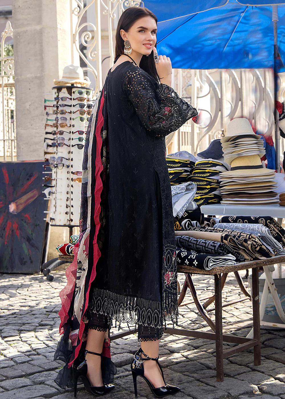 Adan's Libas Embroidered Lawn 2024 by Irha Zia | 5551 - Image 3
