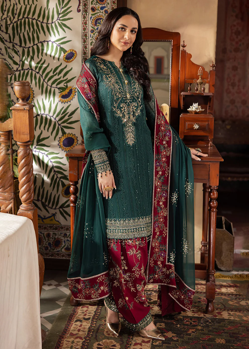 Alfaaz Luxury Chiffon Formals '24 by Nureh | NL-74 MAHROO