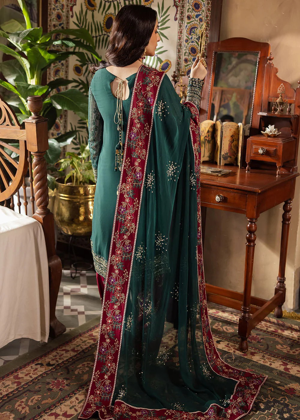 Alfaaz Luxury Chiffon Formals '24 by Nureh | NL-74 MAHROO - Image 3