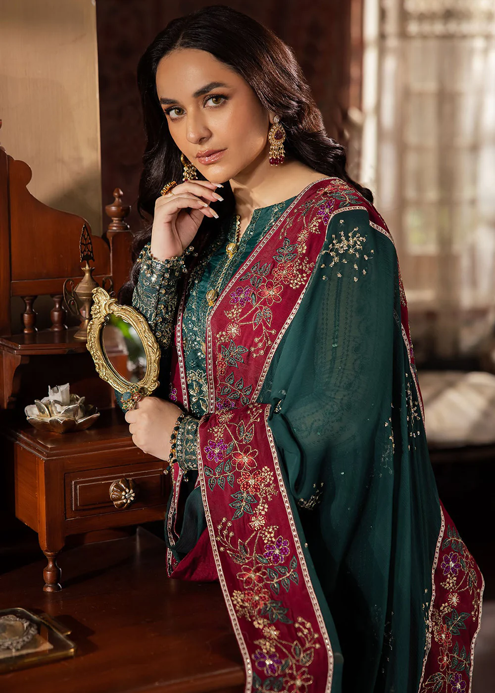 Alfaaz Luxury Chiffon Formals '24 by Nureh | NL-74 MAHROO - Image 5