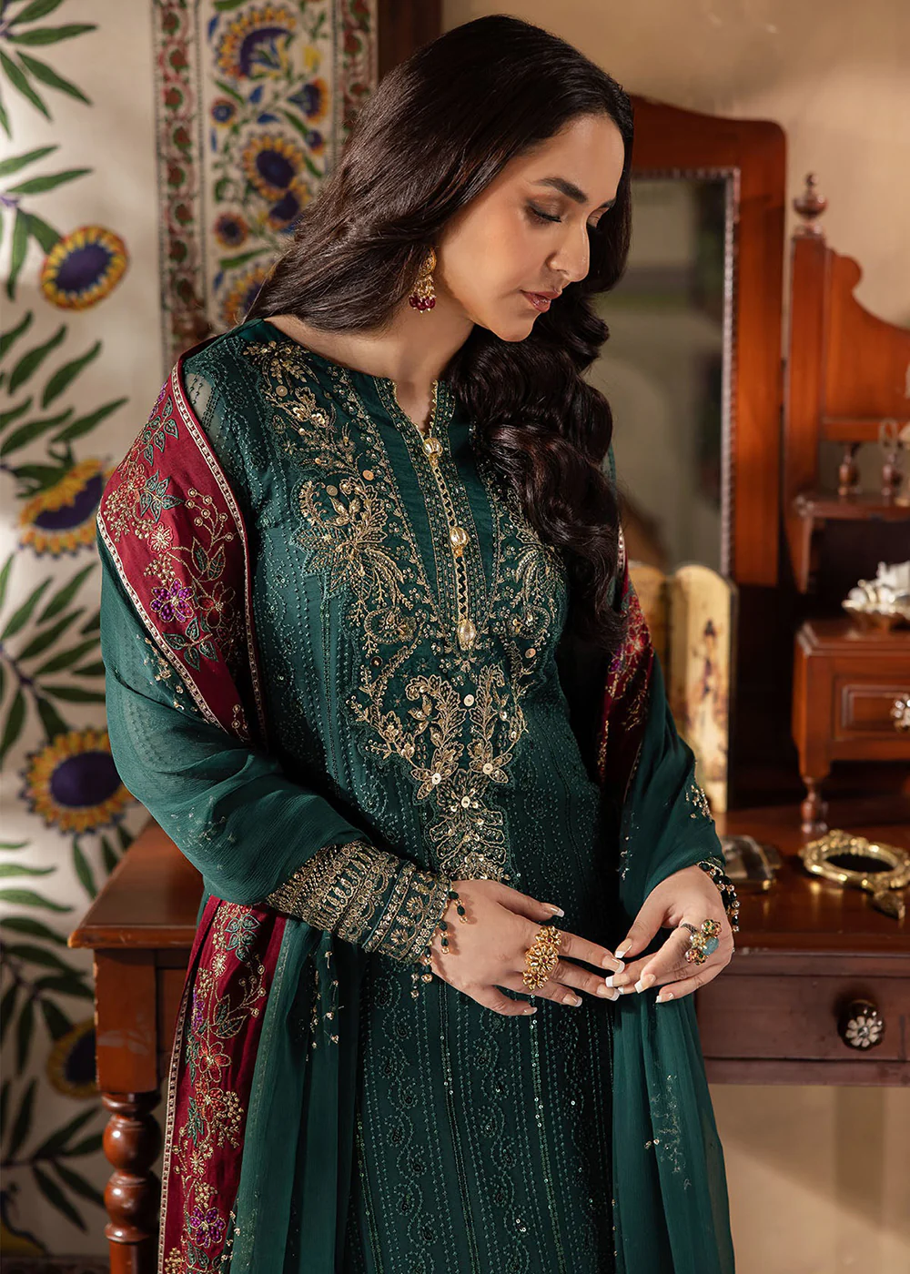 Alfaaz Luxury Chiffon Formals '24 by Nureh | NL-74 MAHROO - Image 6