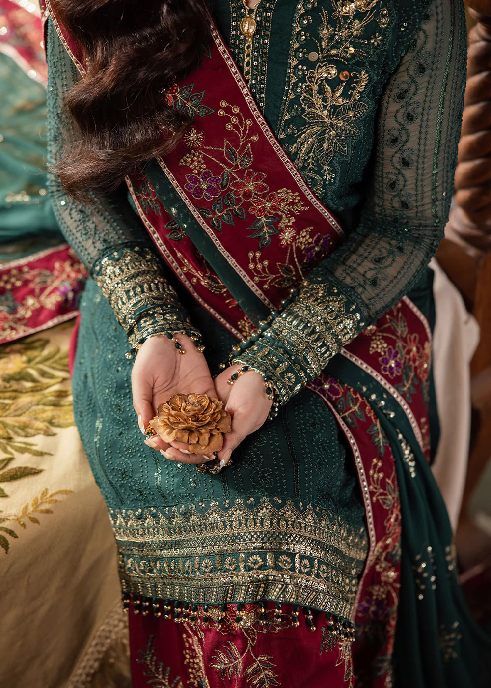Alfaaz Luxury Chiffon Formals '24 by Nureh | NL-74 MAHROO - Image 7