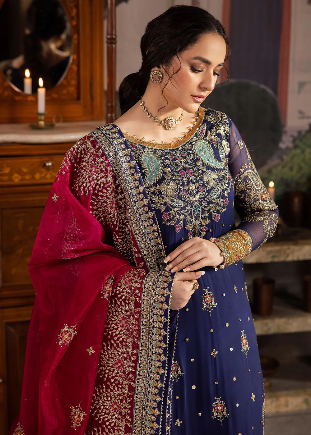 Alfaaz Luxury Chiffon Formals '24 by Nureh | NL-75 JUGNI - Image 2
