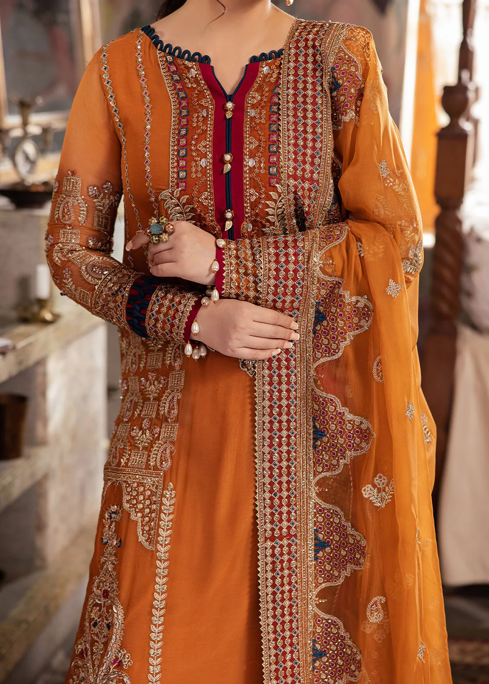 Alfaaz Luxury Chiffon Formals '24 by Nureh | NL-77 AZFAR - Image 6