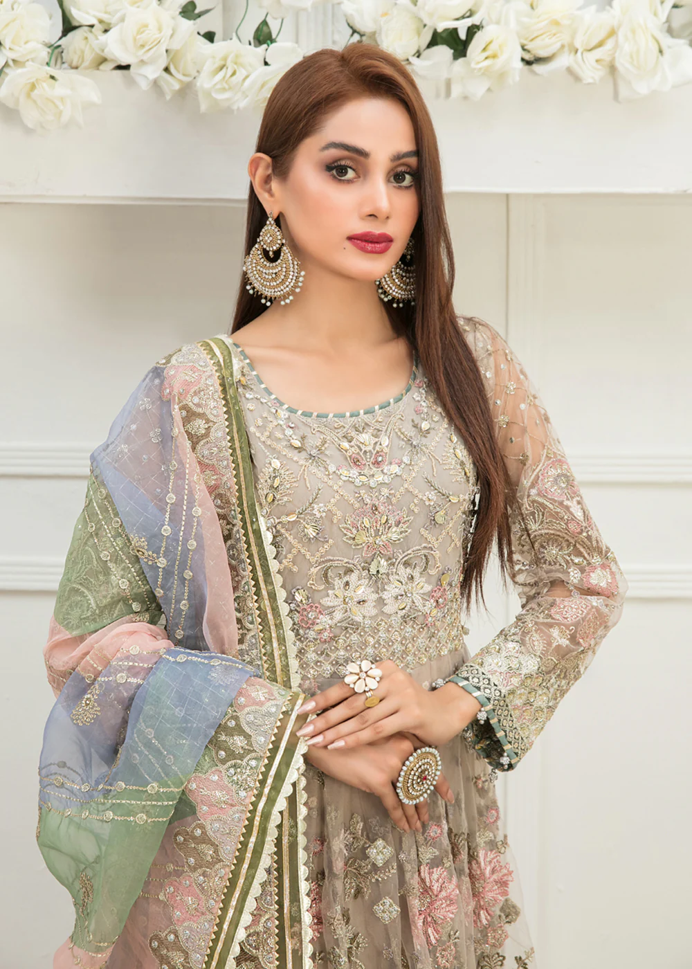Amani Formal Wear 2023 by Tawakkal Fabrics - D-8326 - Image 2