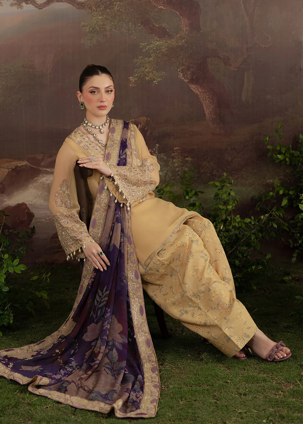 Amaya Luxury Chiffon '25 by Nureh | AM-14 - Image 4