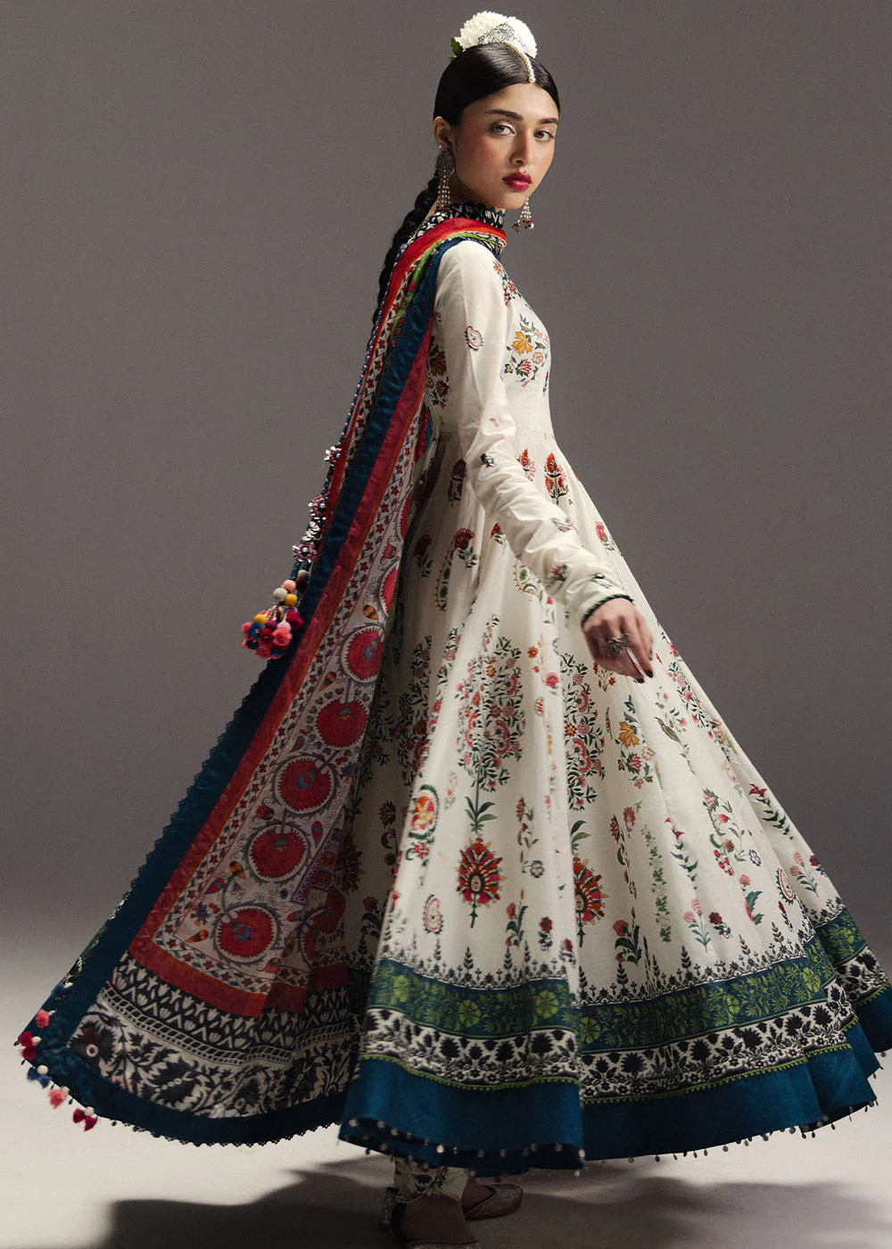 Anarkali Lawn '26 by Zara ShahJahan | Mehruba-D10 - Image 4
