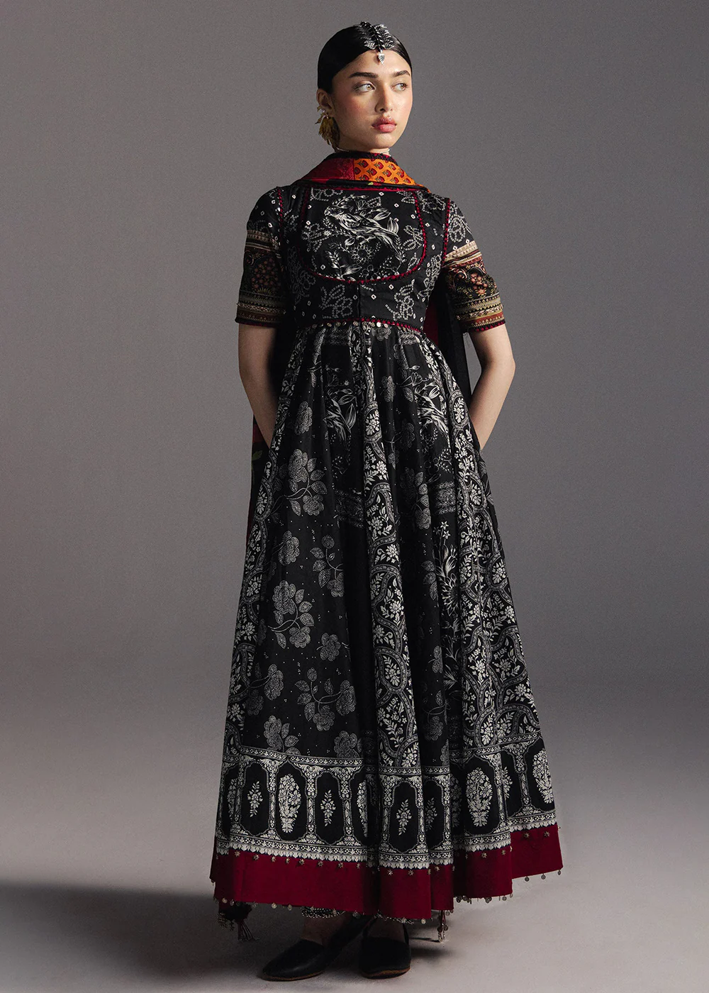 Anarkali Lawn '26 by Zara ShahJahan | Surkh Bahar-D1