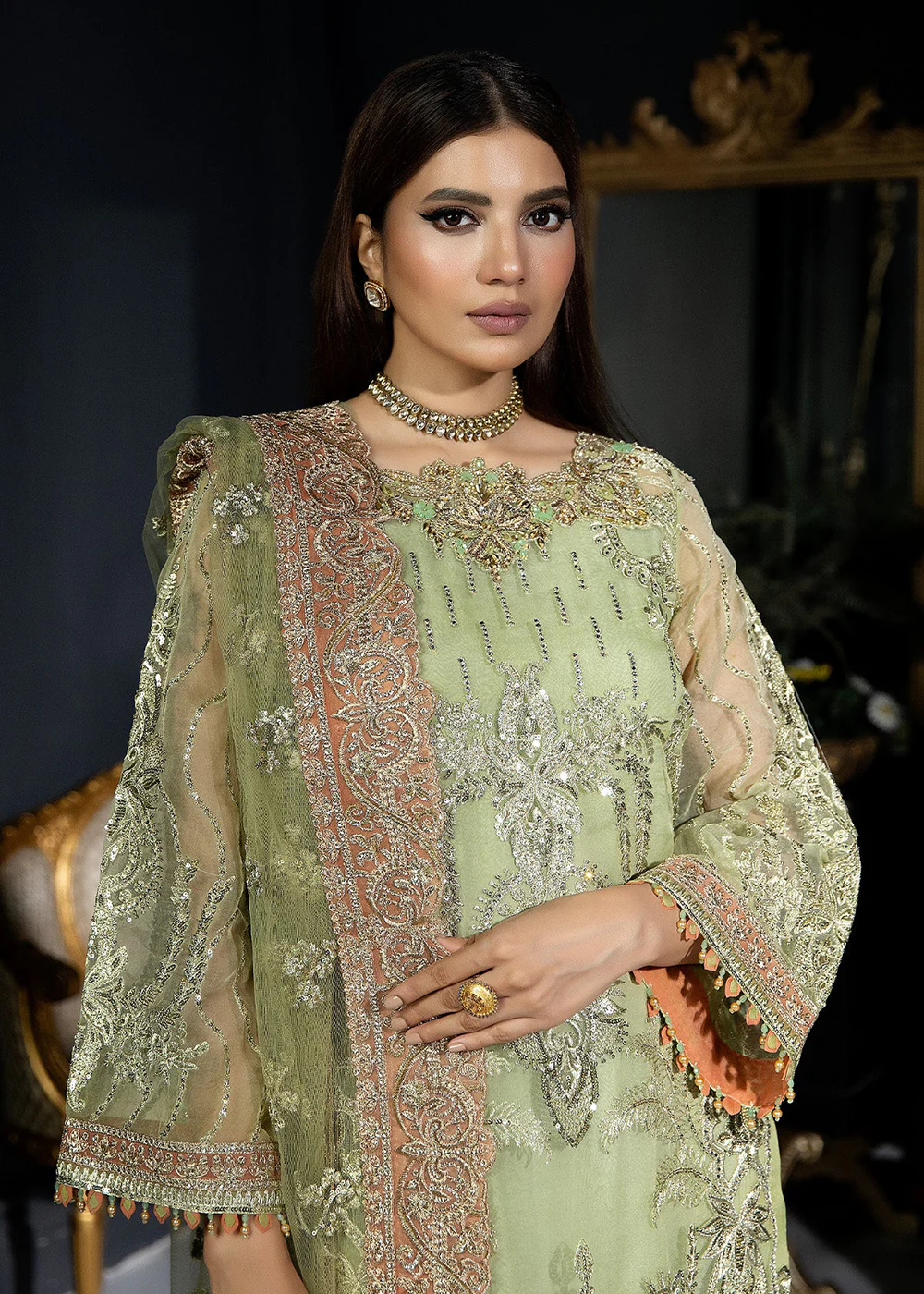 Andaaz-E-Khaas Bridal Formals 2023 by Imrozia | IB-39 Azminah - Image 2