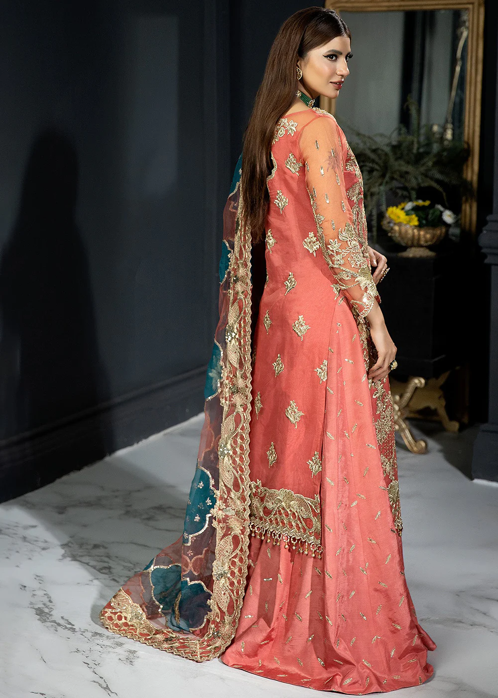 Andaaz-E-Khaas Bridal Formals 2023 by Imrozia | IB-40 Giaa - Image 3