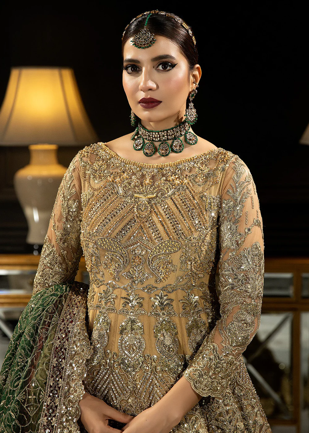 Andaaz-E-Khaas Bridal Formals 2023 by Imrozia | IB-43 Diya - Image 2