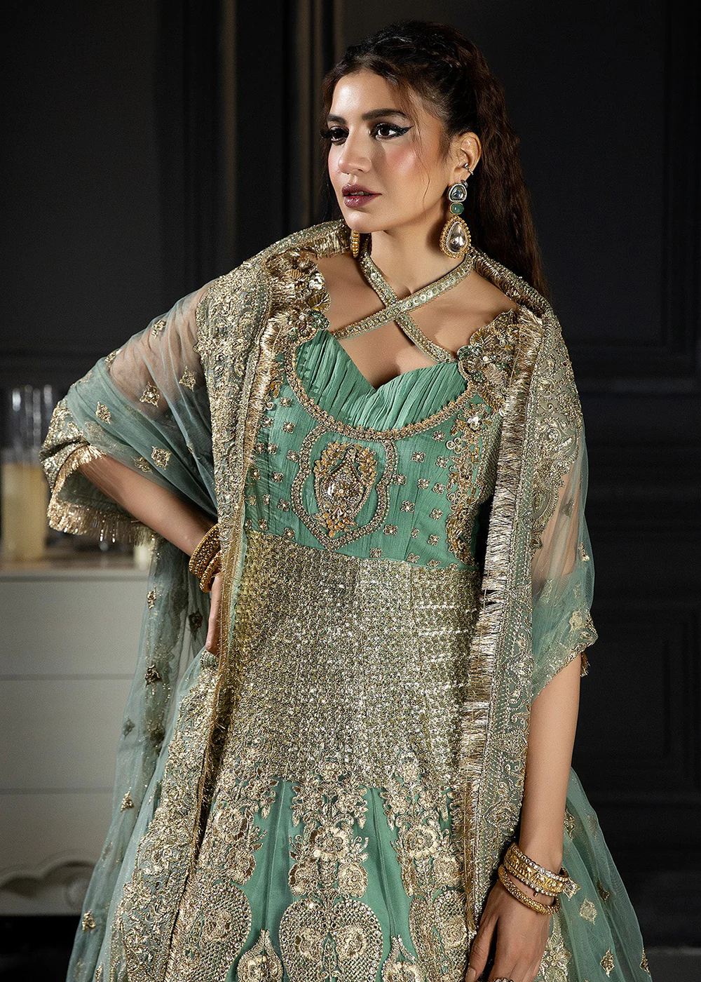 Andaaz-E-Khaas Bridal Formals 2023 by Imrozia | IB-45 Unaysa - Image 2