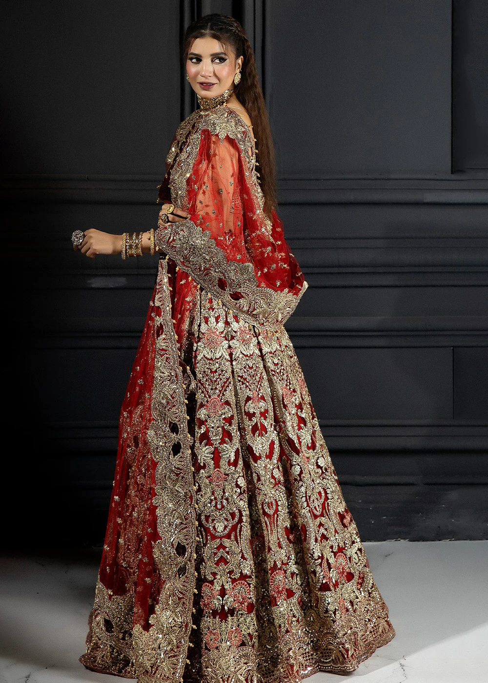 Andaaz-E-Khaas Bridal Formals 2023 by Imrozia | IB-47 Calla - Image 6