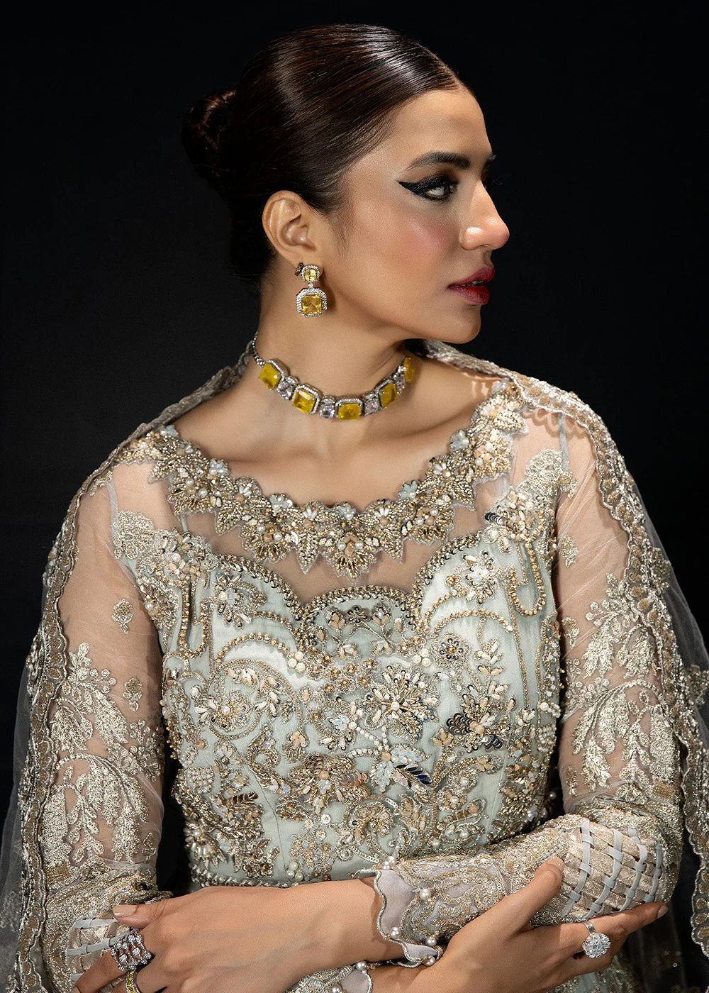 Andaaz-E-Khaas Bridal Formals 2023 by Imrozia | IB-48 Jaeda - Image 2