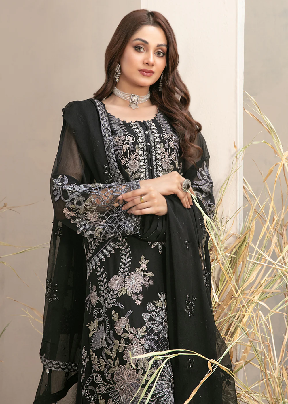Arushi Formal Chiffon Collection '24 by Tawakkal Fabrics | D - 9879 - Image 2