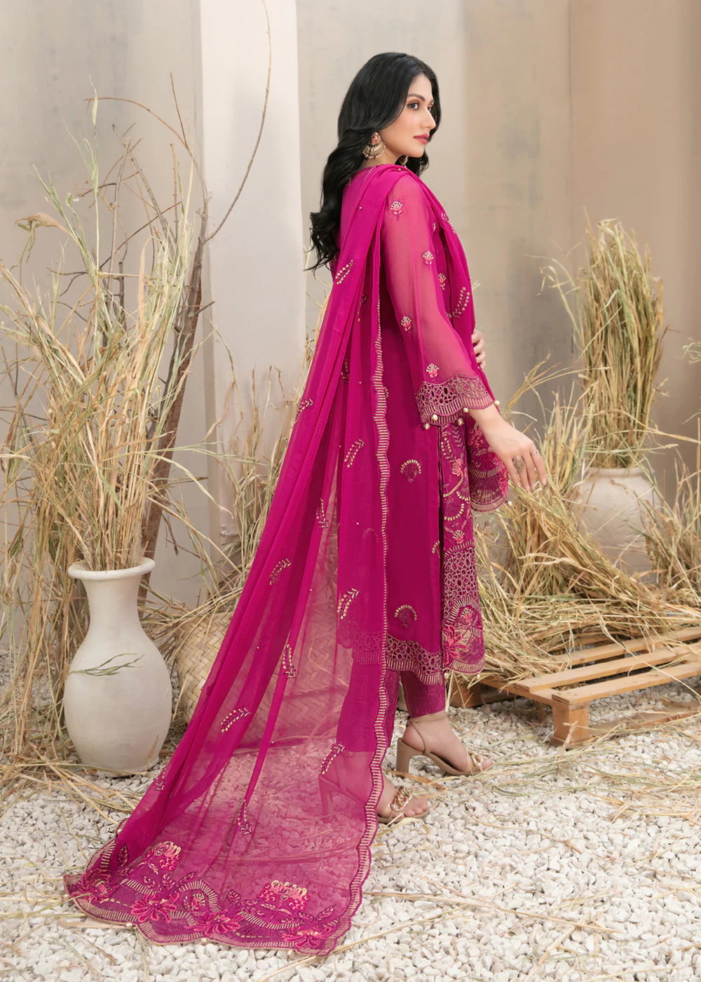 Arushi Formal Chiffon Collection '24 by Tawakkal Fabrics | D - 9880 - Image 2