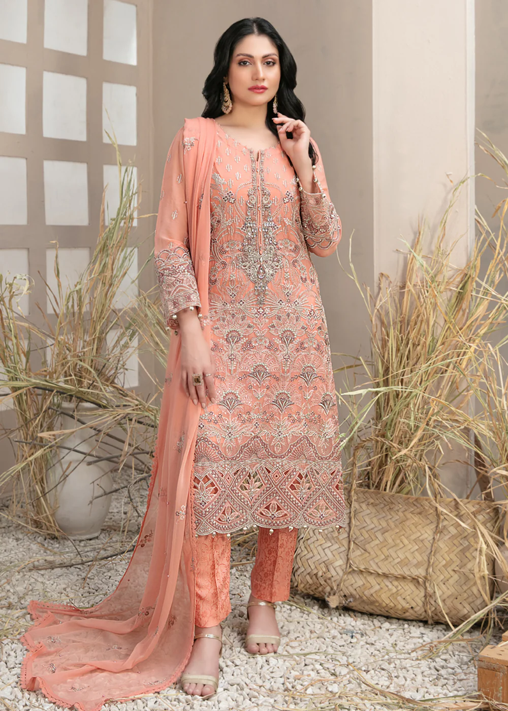 Arushi Formal Chiffon Collection '24 by Tawakkal Fabrics | D - 9882
