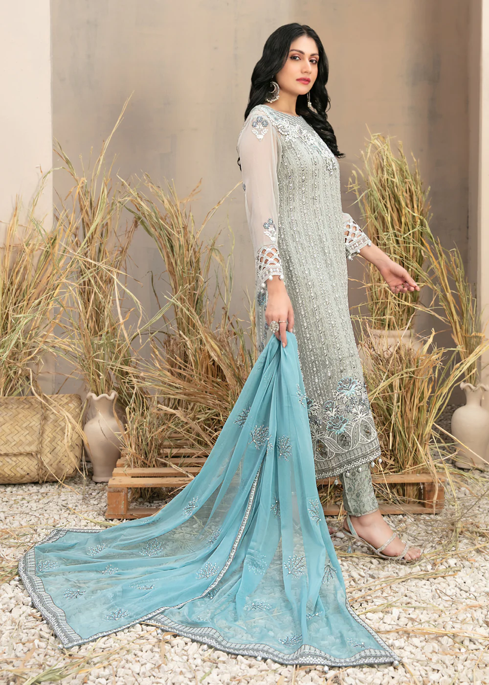 Arushi Formal Chiffon Collection '24 by Tawakkal Fabrics | D - 9884 - Image 2
