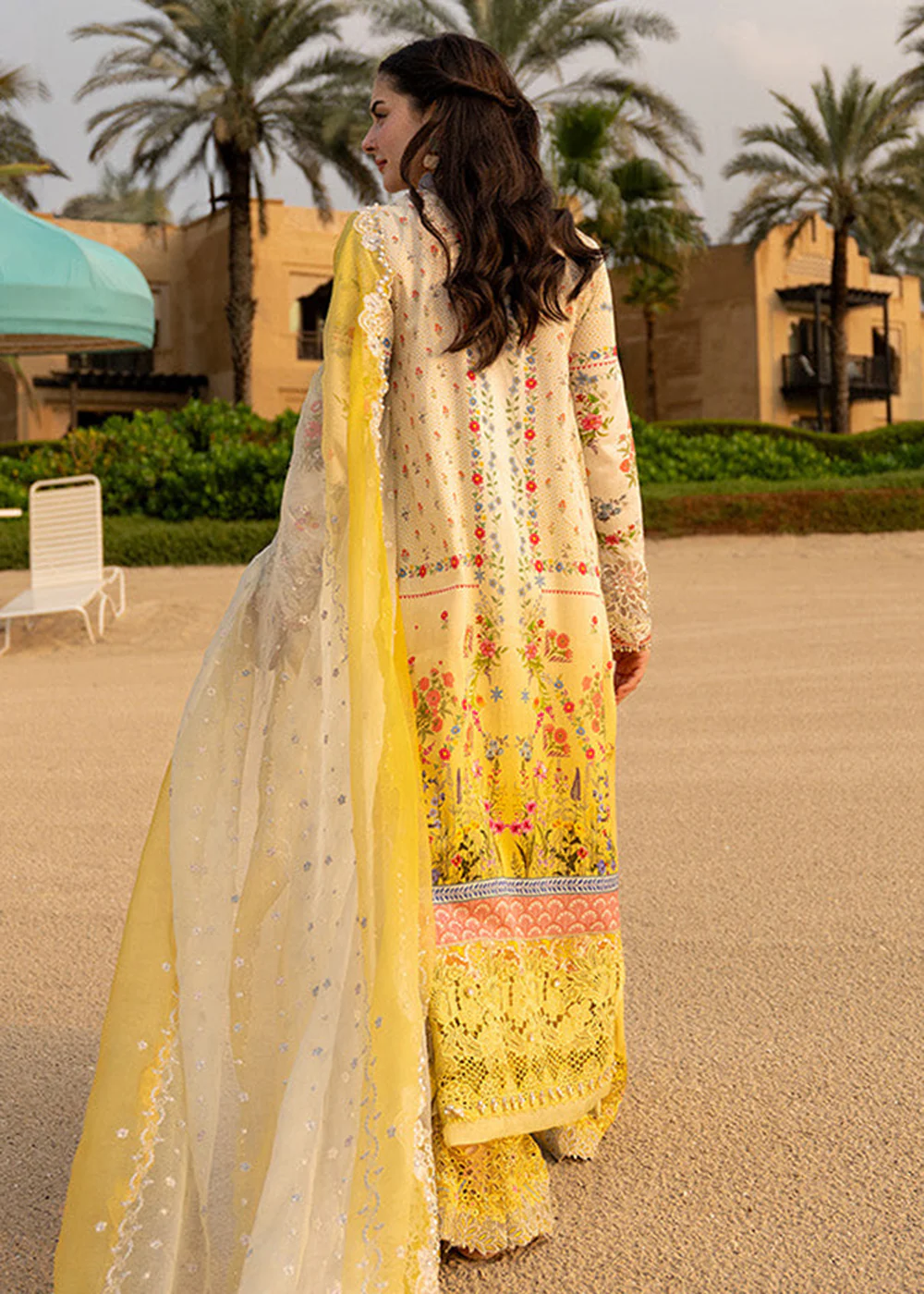 Aya Luxury Lawn '26 by Faiza Saqlain | Arta - Image 3