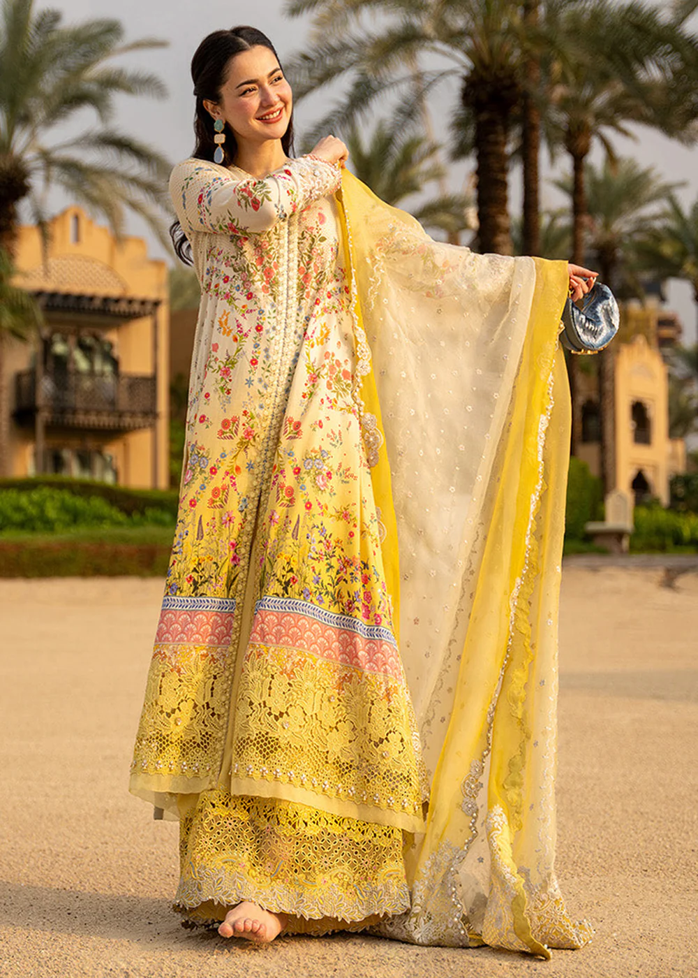 Aya Luxury Lawn '26 by Faiza Saqlain | Arta - Image 4