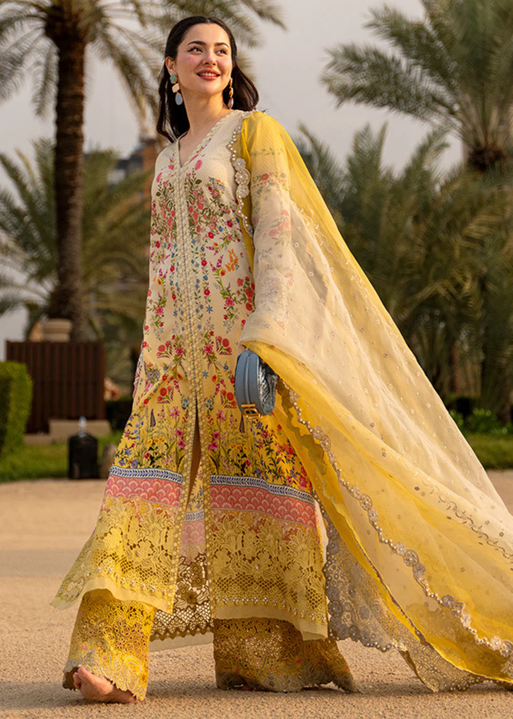 Aya Luxury Lawn '26 by Faiza Saqlain | Arta - Image 6