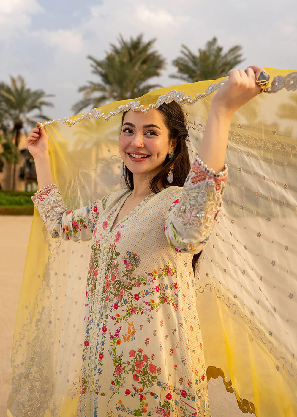Aya Luxury Lawn '26 by Faiza Saqlain | Arta - Image 7