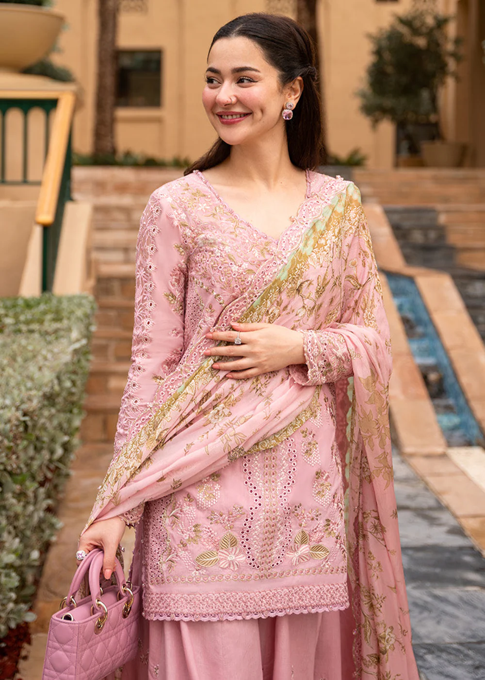 Aya Luxury Lawn '26 by Faiza Saqlain | Asja - Image 2
