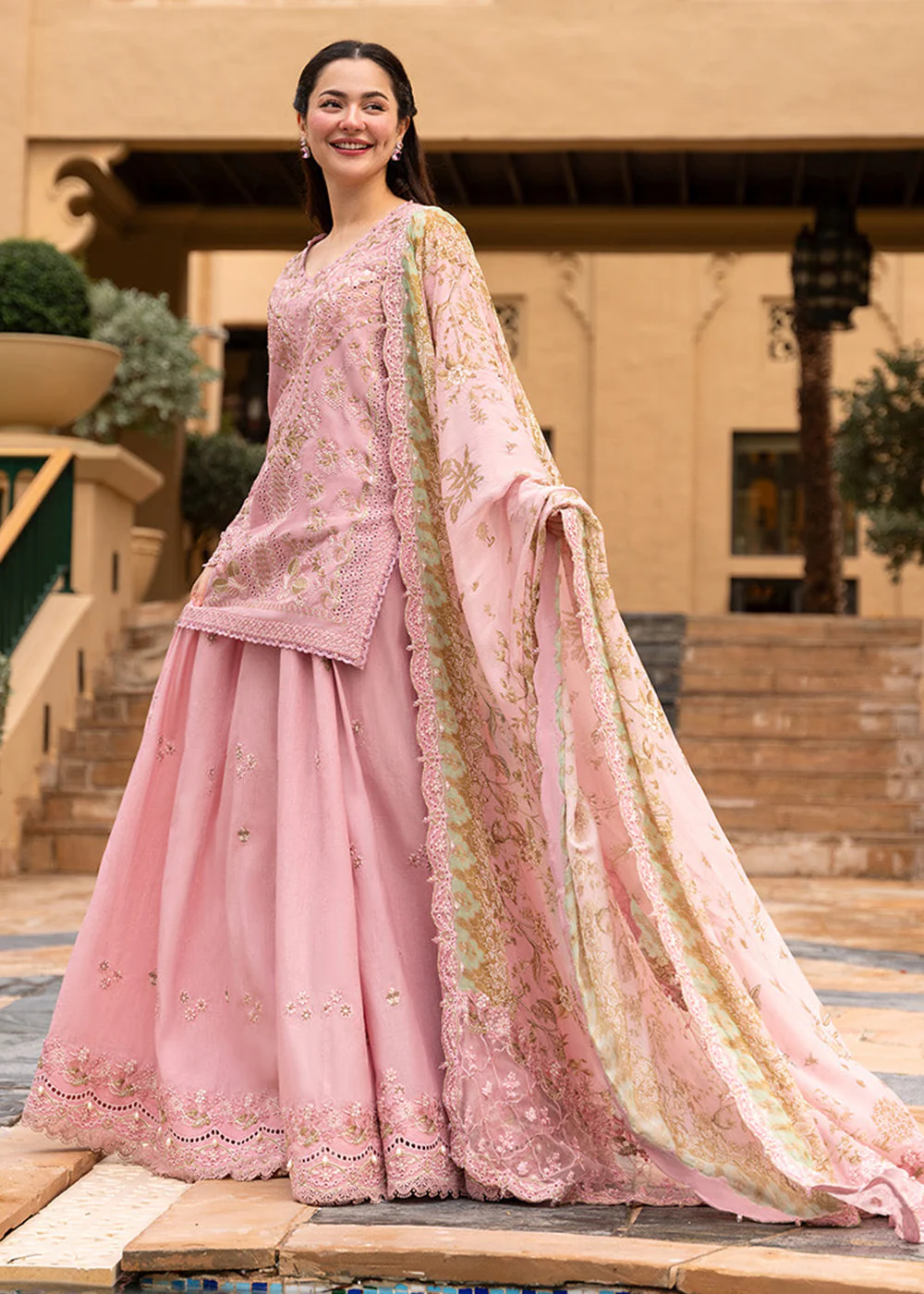 Aya Luxury Lawn '26 by Faiza Saqlain | Asja - Image 5