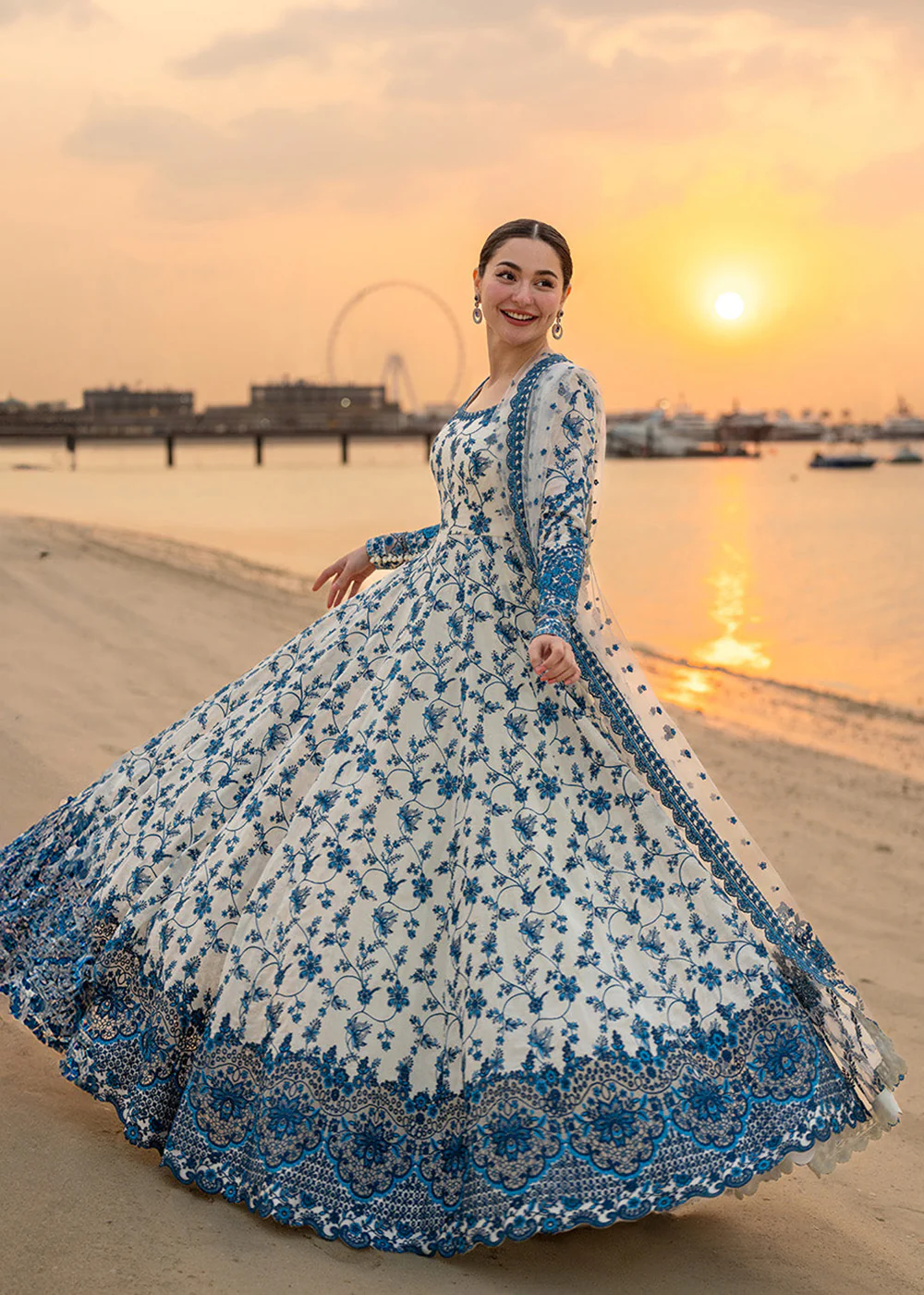 Aya Luxury Lawn '26 by Faiza Saqlain | Jehona - Image 6