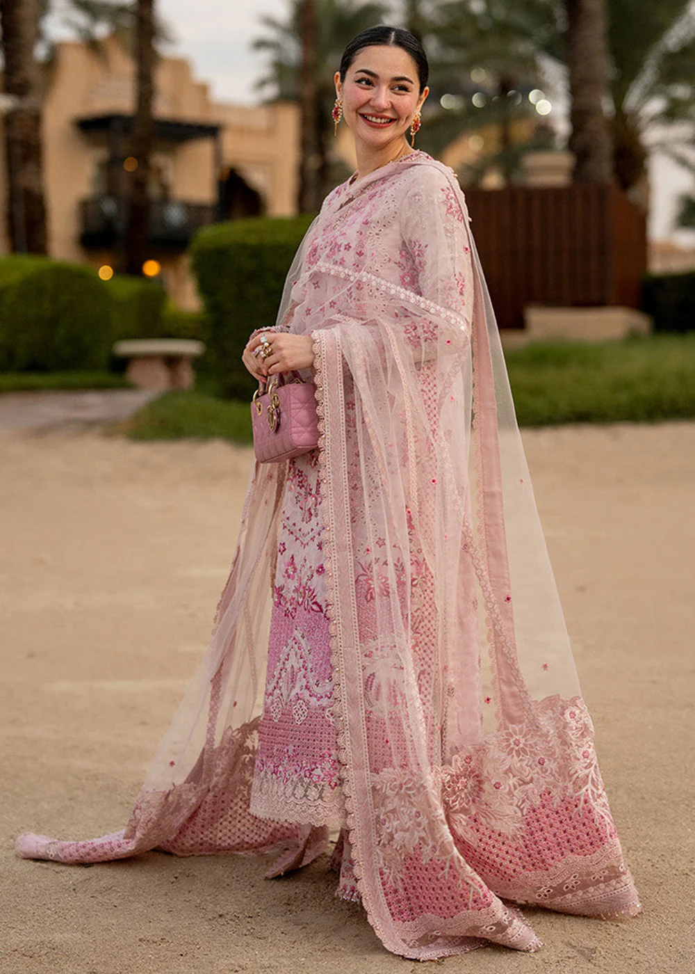 Aya Luxury Lawn '26 by Faiza Saqlain | Lamija - Image 4