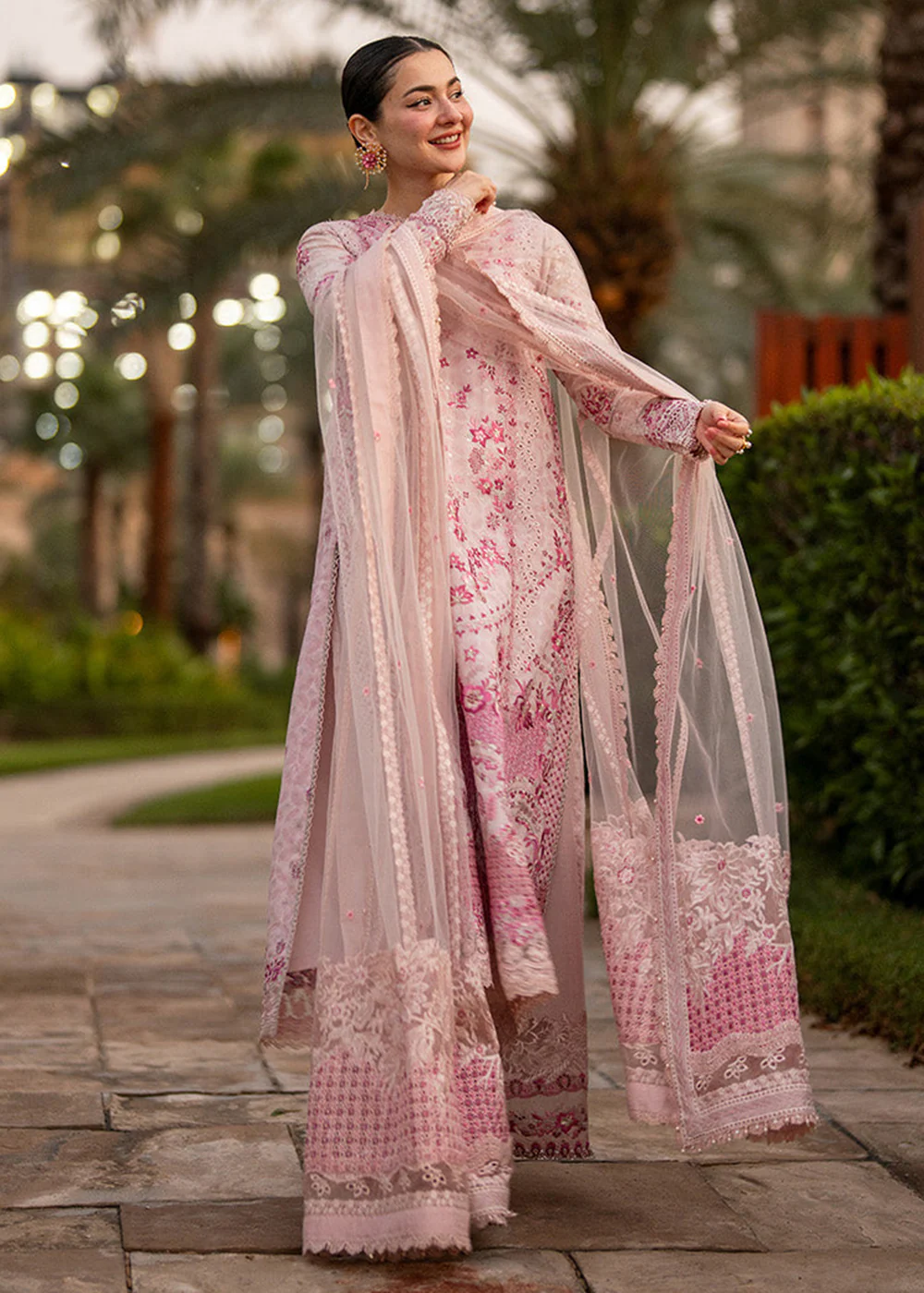 Aya Luxury Lawn '26 by Faiza Saqlain | Lamija - Image 5