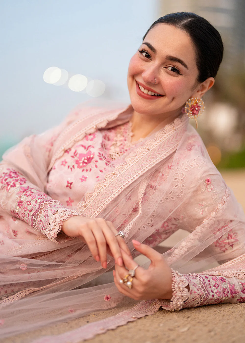 Aya Luxury Lawn '26 by Faiza Saqlain | Lamija - Image 6
