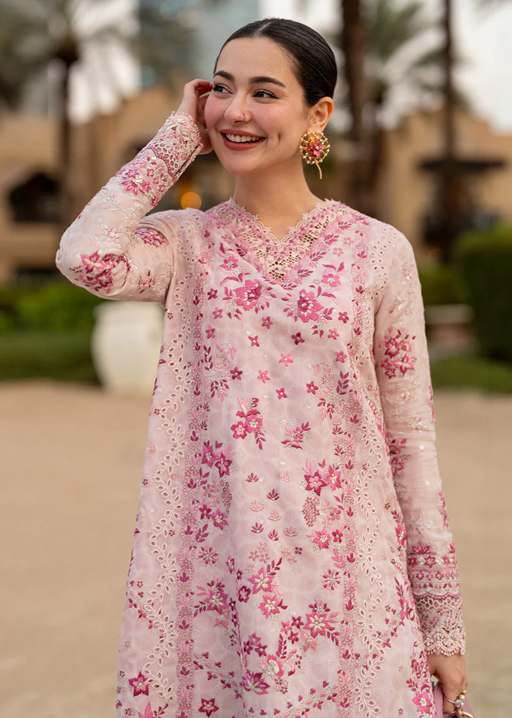 Aya Luxury Lawn '26 by Faiza Saqlain | Lamija - Image 7