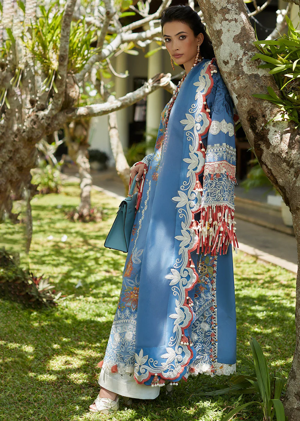 Blue Lawn Suit - Elan - Luxury Lawn '23 - ZIVA-EL23-03B - Image 3