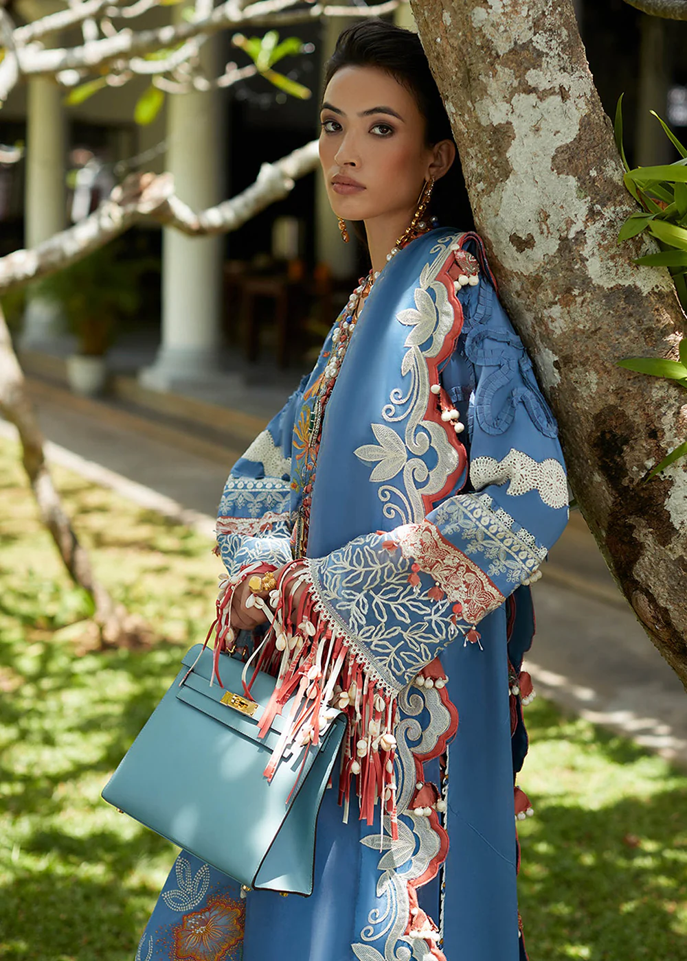 Blue Lawn Suit - Elan - Luxury Lawn '23 - ZIVA-EL23-03B - Image 4