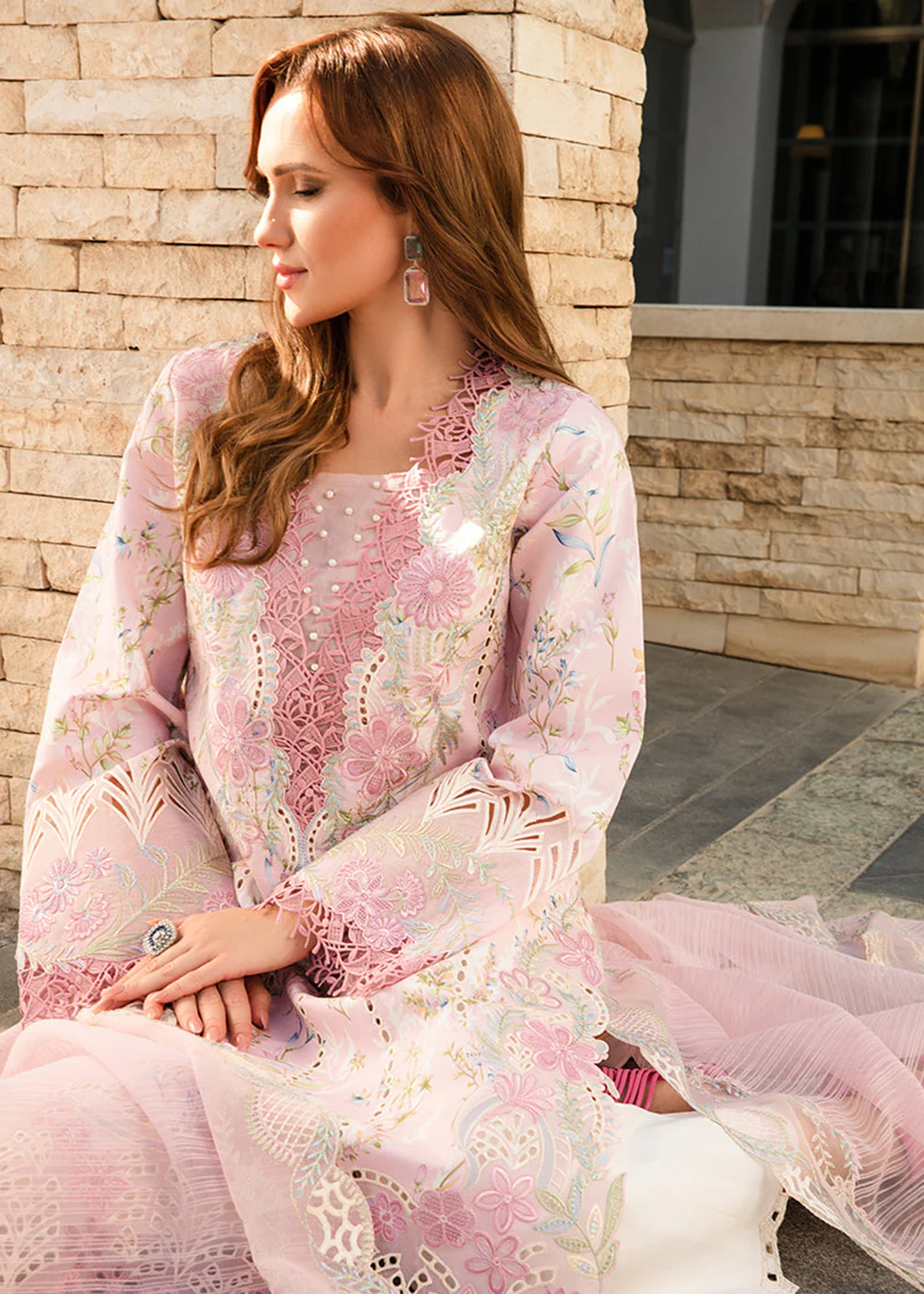 Carnation Summer Lawn Collection '24 by Rang Rasiya | AMELIA - Image 5