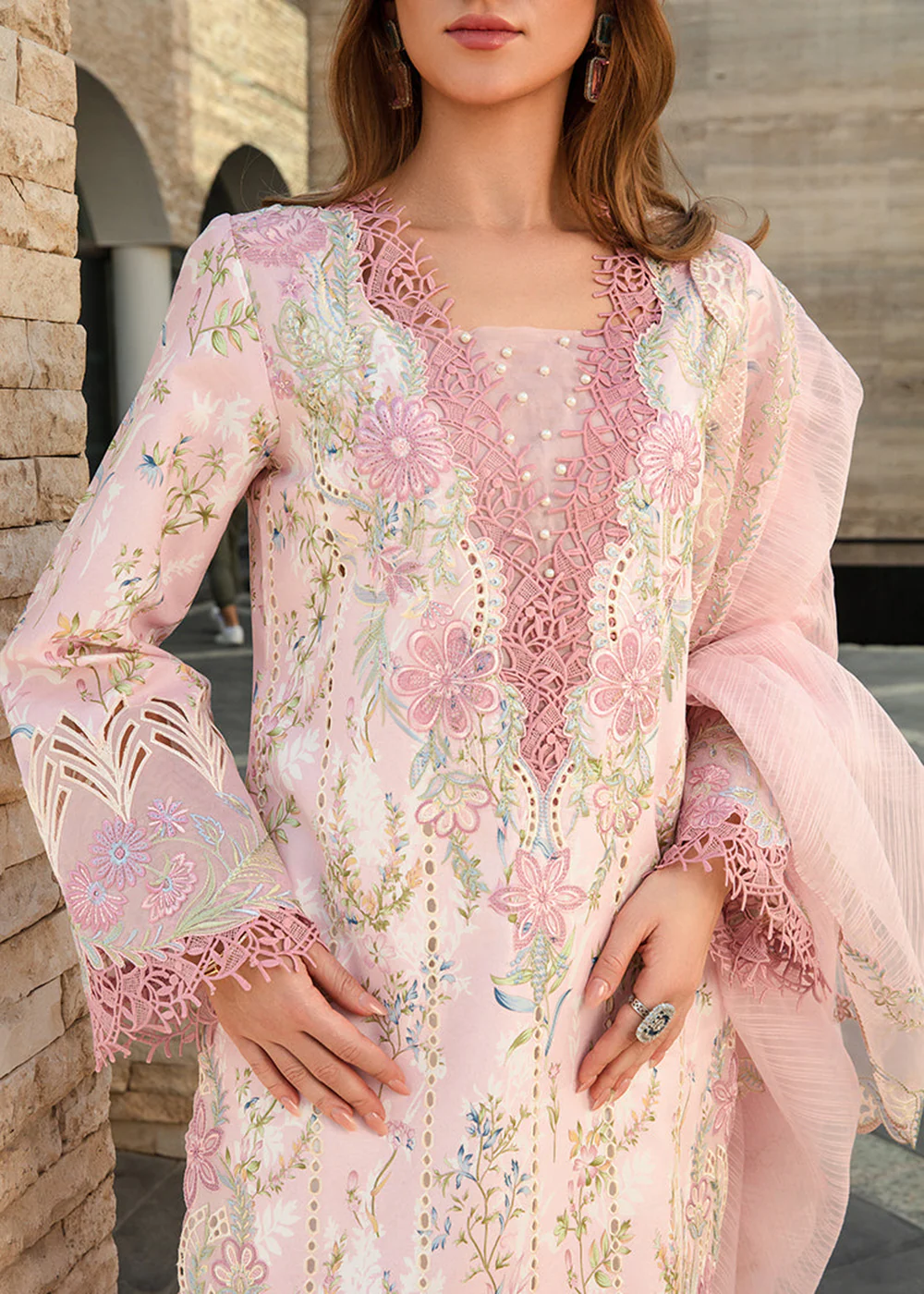 Carnation Summer Lawn Collection '24 by Rang Rasiya | AMELIA - Image 6
