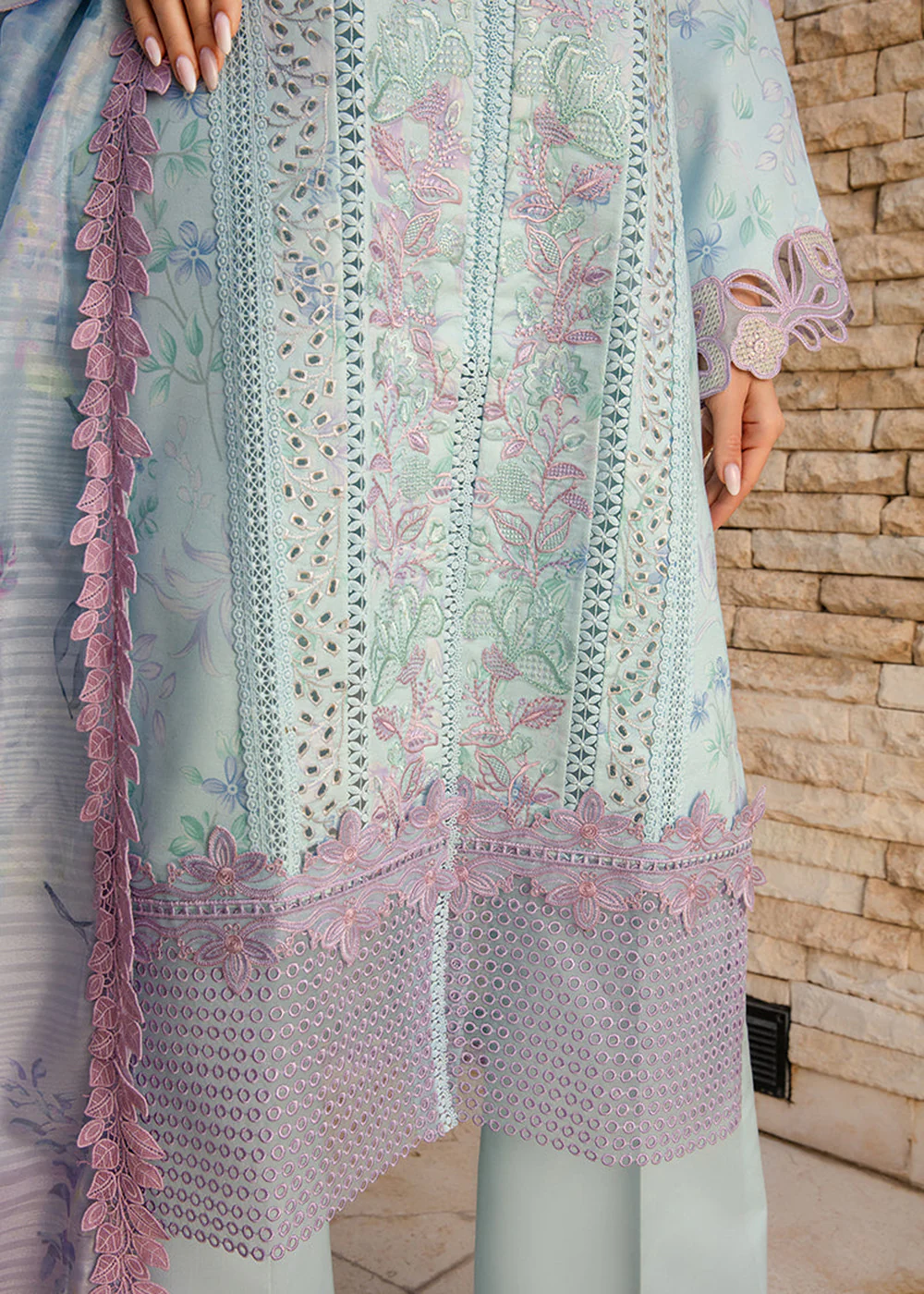 Carnation Summer Lawn Collection '24 by Rang Rasiya | OCEAN - Image 8