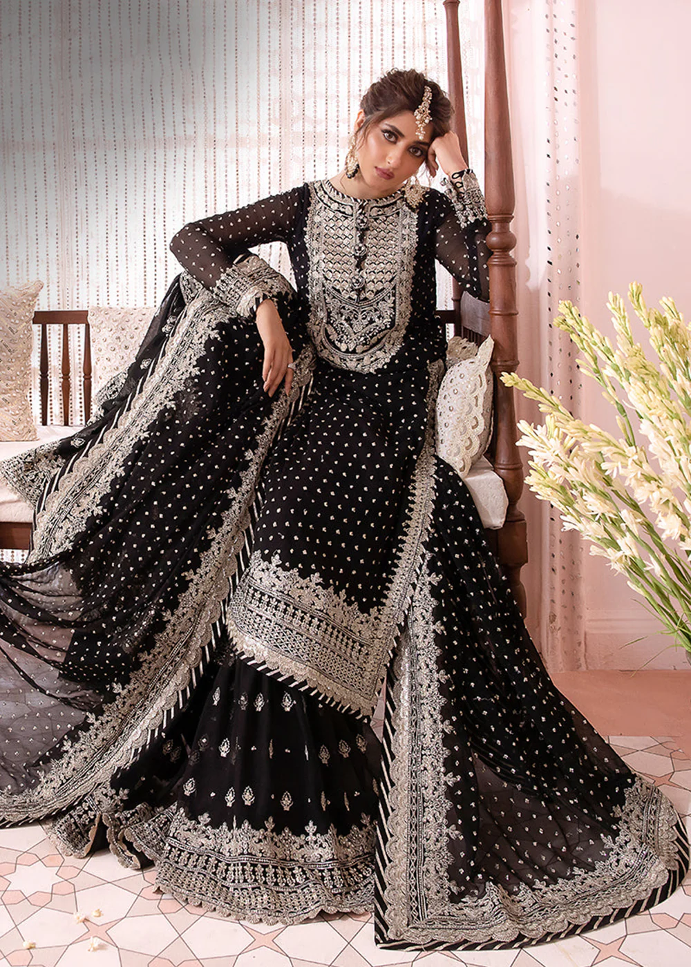 Chandni Luxury Chiffon Collection by Asim Jofa | AJCC-03 - Image 10