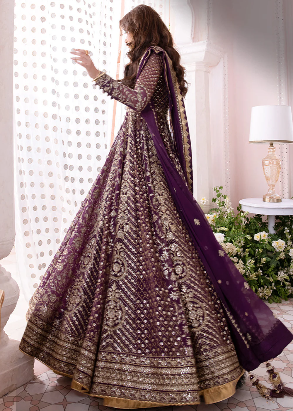 Chandni Luxury Chiffon Collection by Asim Jofa | AJCC-04 - Image 3
