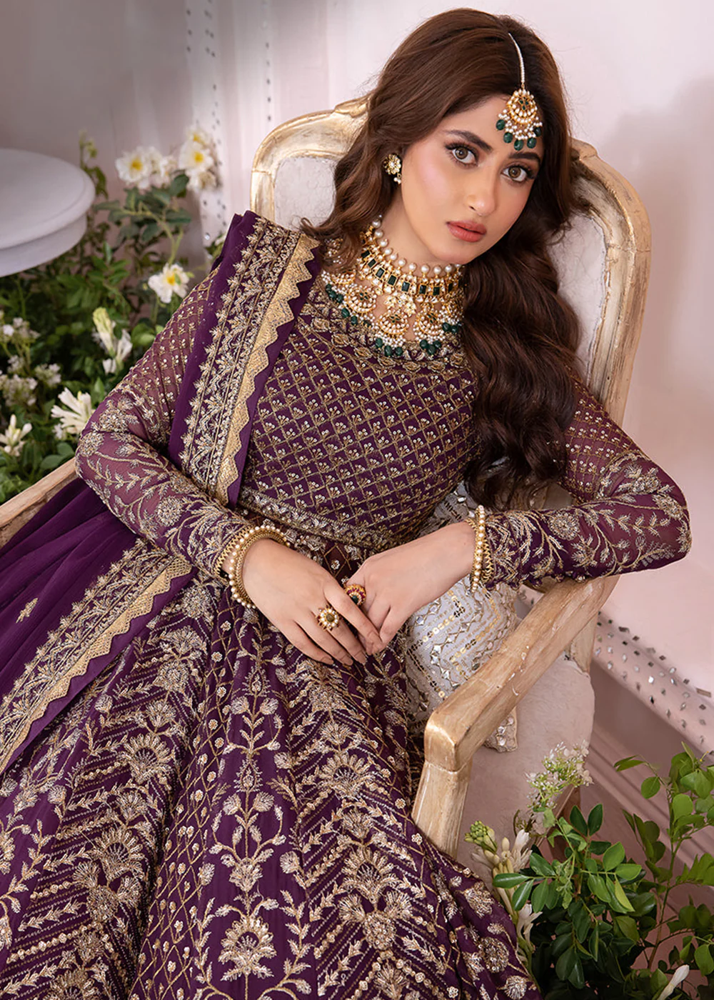 Chandni Luxury Chiffon Collection by Asim Jofa | AJCC-04 - Image 6