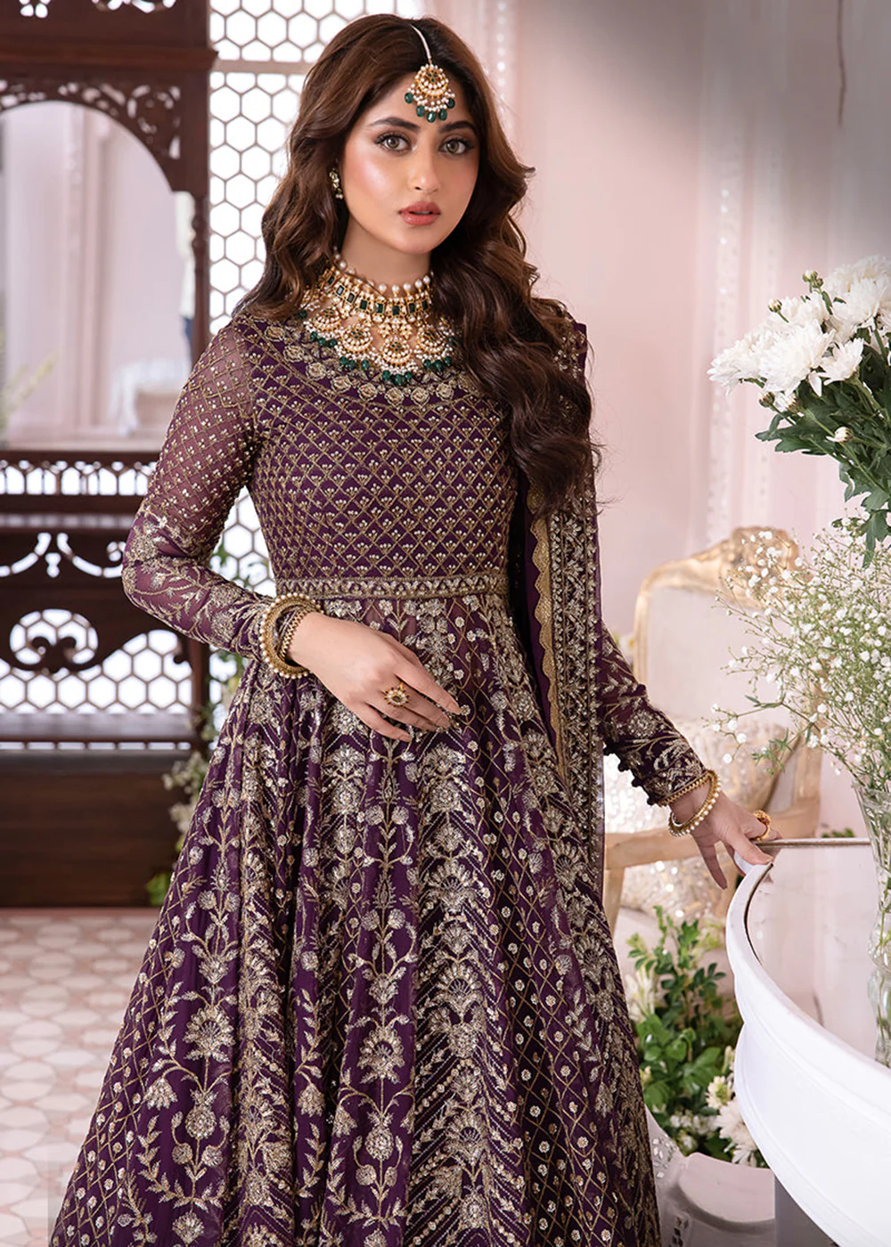 Chandni Luxury Chiffon Collection by Asim Jofa | AJCC-04 - Image 8