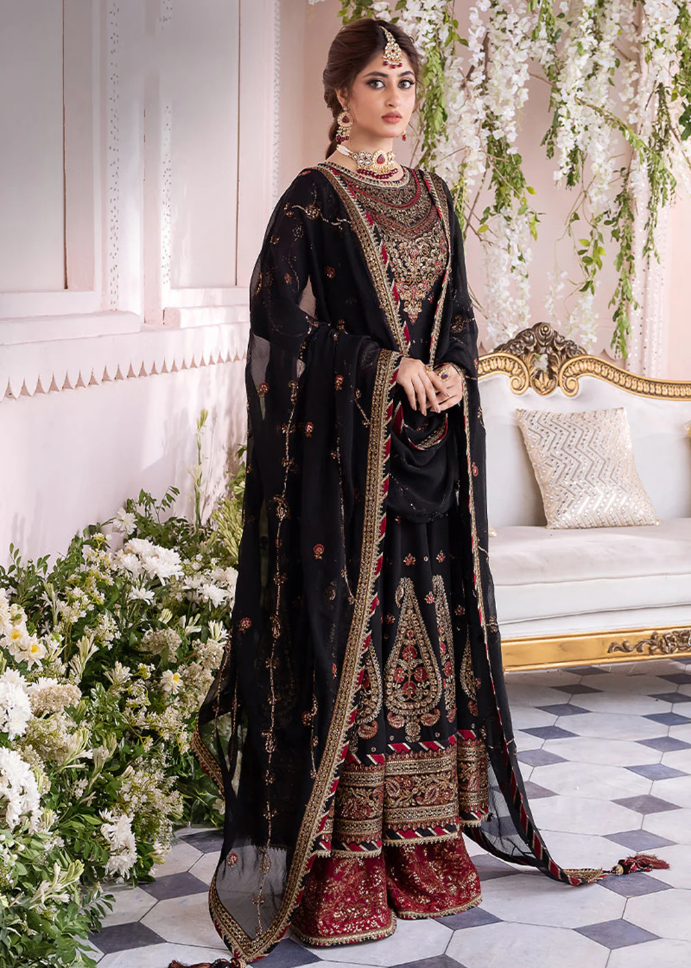 Chandni Luxury Chiffon Collection by Asim Jofa | AJCC-06 - Image 12